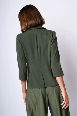 Blazer con maniche crop