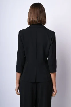 Blazer con maniche crop