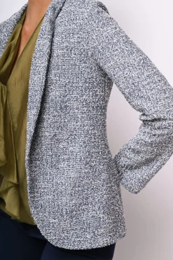 Blazer in maglia bouclé