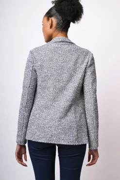 Blazer in maglia bouclé