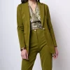 Blazer lungo monopetto
