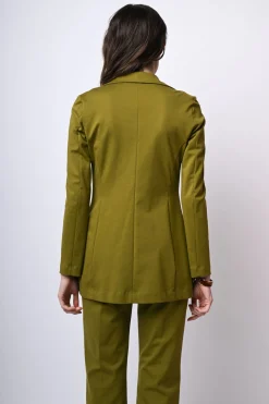 Blazer lungo monopetto