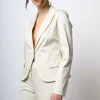Blazer monopetto in cotone