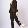 Blazer monopetto in cotone