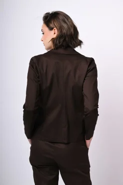 Blazer monopetto in cotone