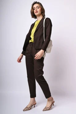 Blazer monopetto in cotone