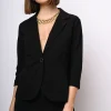Blazer monopetto misto viscosa