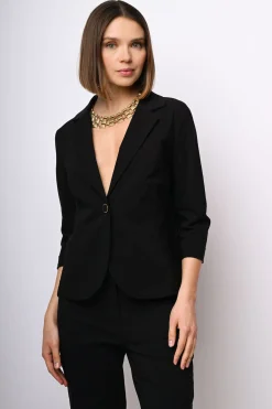 Blazer monopetto misto viscosa