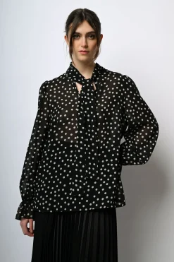 Blusa a stampa pois