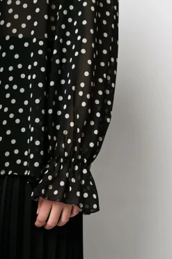 Blusa a stampa pois