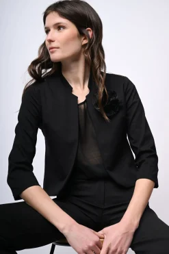 Bolero con spilla a rosa 3D