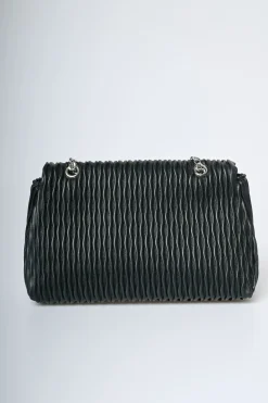 Borsa a spalla goffrata