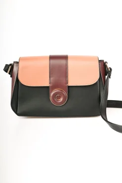 Borsa color-block stile vintage