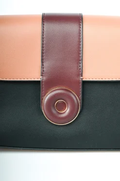 Borsa color-block stile vintage