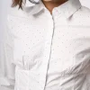 Camicia a bustier con mini borchie
