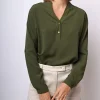 Camicia con scollo alla tunisina