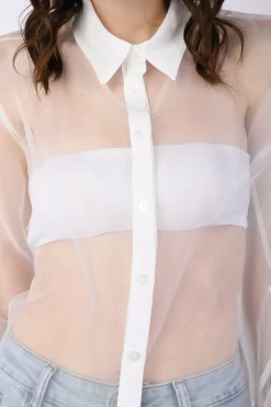 Camicia in organza