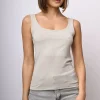 Canotta in maglia lurex