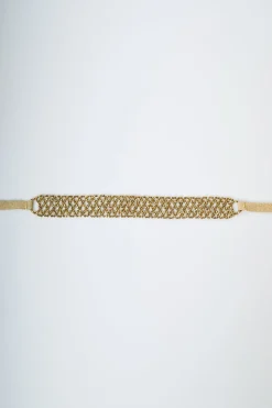 Cintura a fascia con perline