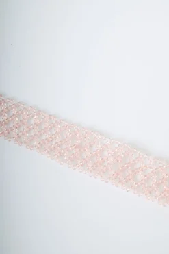 Cintura a fascia con perline