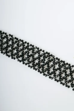 Cintura a fascia con perline