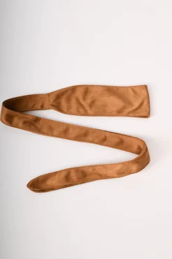 Cintura a fascia in faux suede