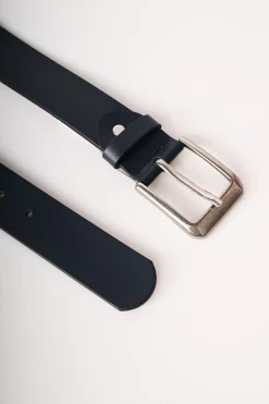 Cintura classica in pelle