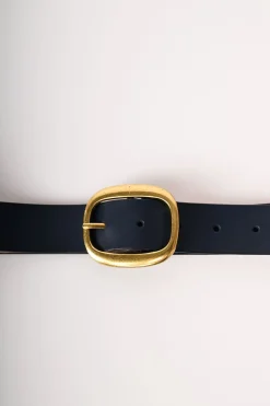 Cintura classica in pelle