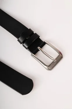 Cintura classica in pelle