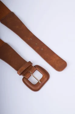 Cintura elastica in similpelle