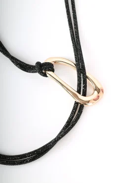 Cintura sottile con strass