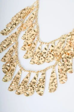 Collana a doppio filo con pendenti