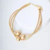 Collana a tre fili con sfere