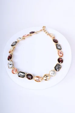 Collana con cristalli