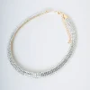 Collana rigida con luccicanti