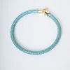 Collana rigida con strass