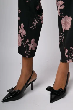 Décolleté slingback con fiocco