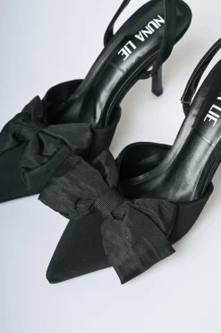 Décolleté slingback con fiocco