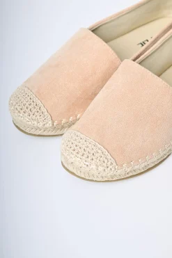 Espadrillas flat in velour