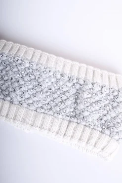 Fascia per capelli con strass