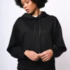 Felpa loose-fit con cappuccio
