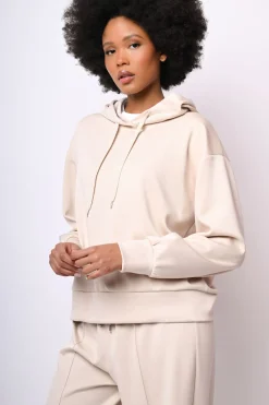 Felpa loose-fit con cappuccio