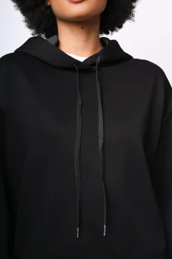 Felpa loose-fit con cappuccio