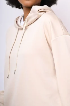 Felpa loose-fit con cappuccio