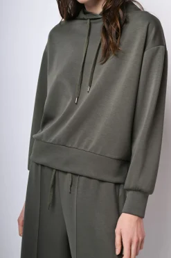 Felpa loose-fit con cappuccio