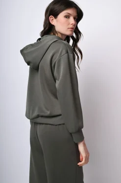 Felpa loose-fit con cappuccio