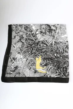 Foulard a stampa esotica