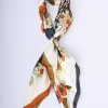 Foulard a stampa floreale