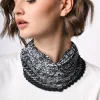 Foulard plissé a stampa bandana