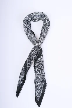 Foulard plissé a stampa bandana